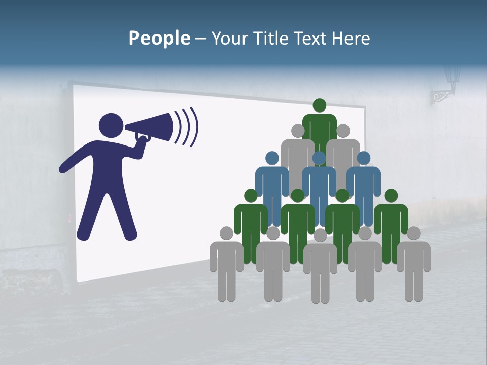 Commercial Background Empty PowerPoint Template