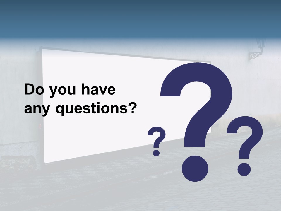 Commercial Background Empty PowerPoint Template