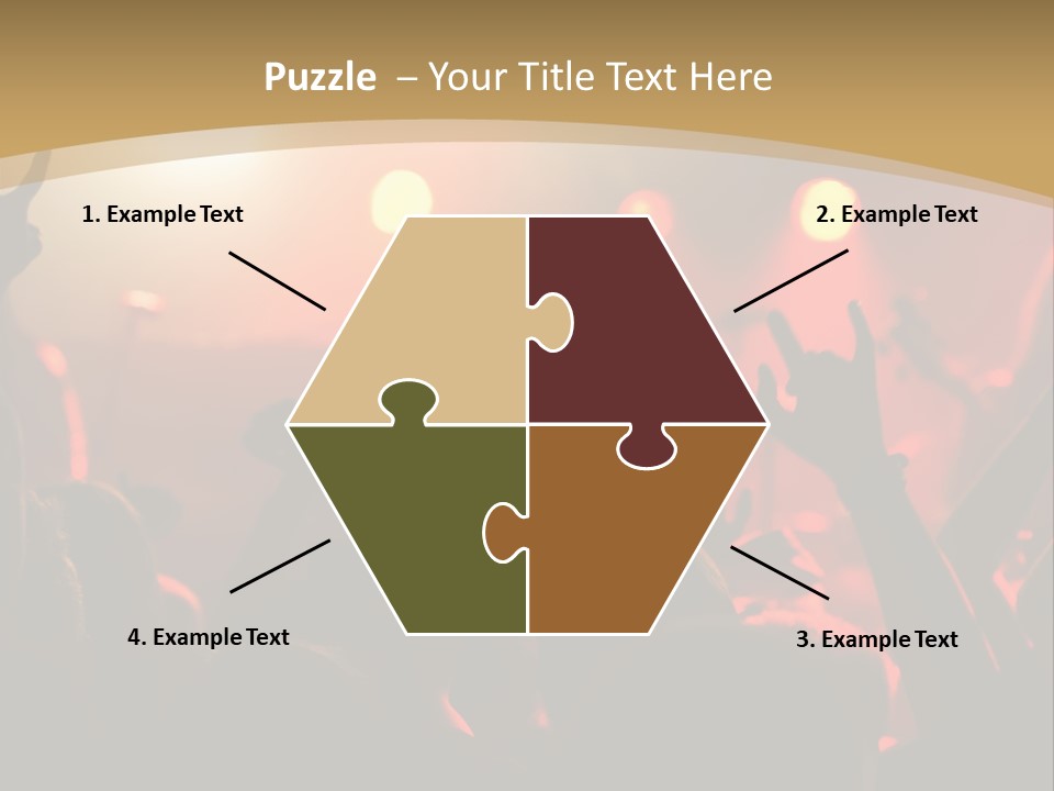 Heavy Metal Concert Crowd PowerPoint Template