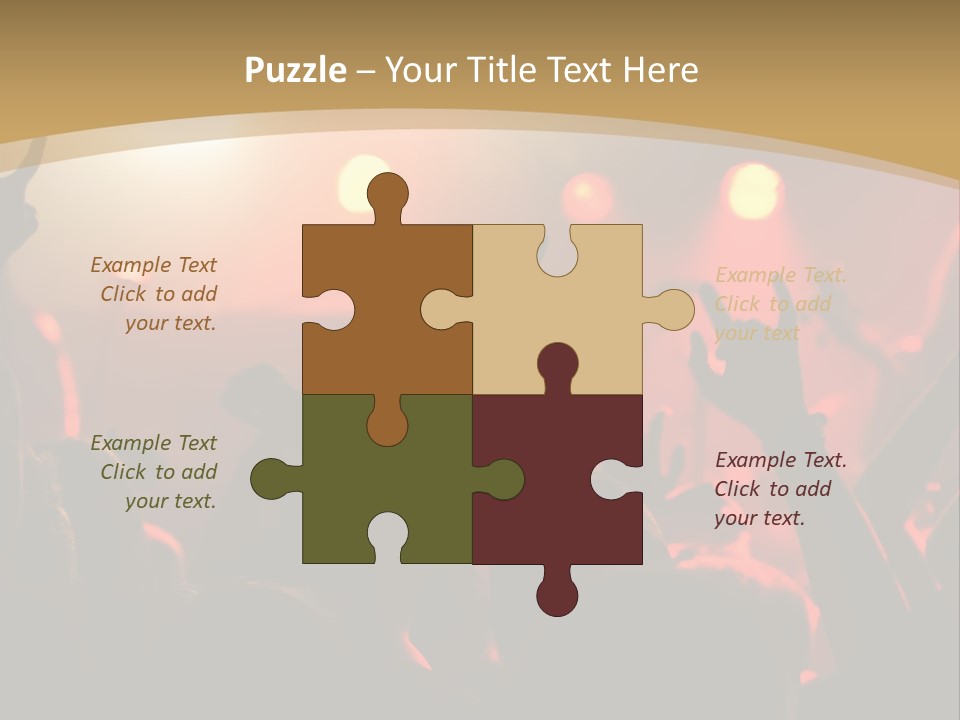 Heavy Metal Concert Crowd PowerPoint Template