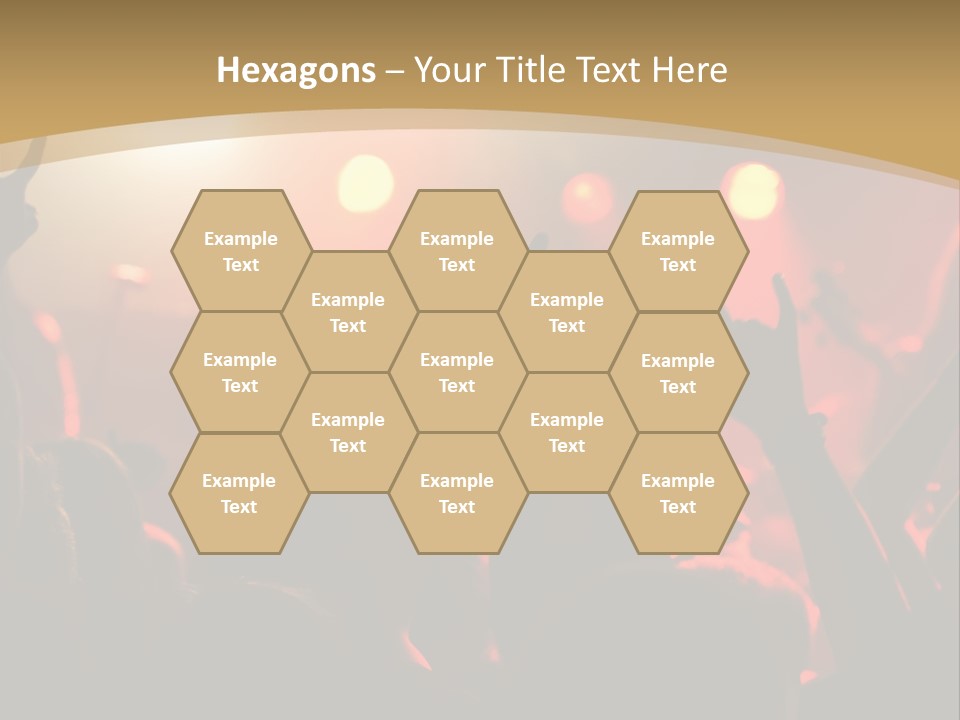 Heavy Metal Concert Crowd PowerPoint Template