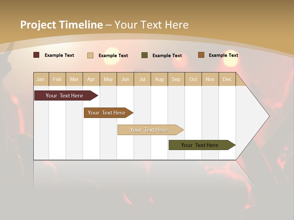 Heavy Metal Concert Crowd PowerPoint Template