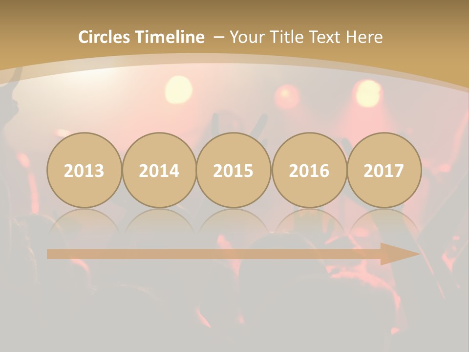 Heavy Metal Concert Crowd PowerPoint Template