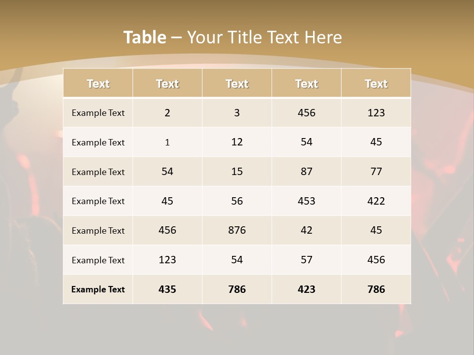 Heavy Metal Concert Crowd PowerPoint Template