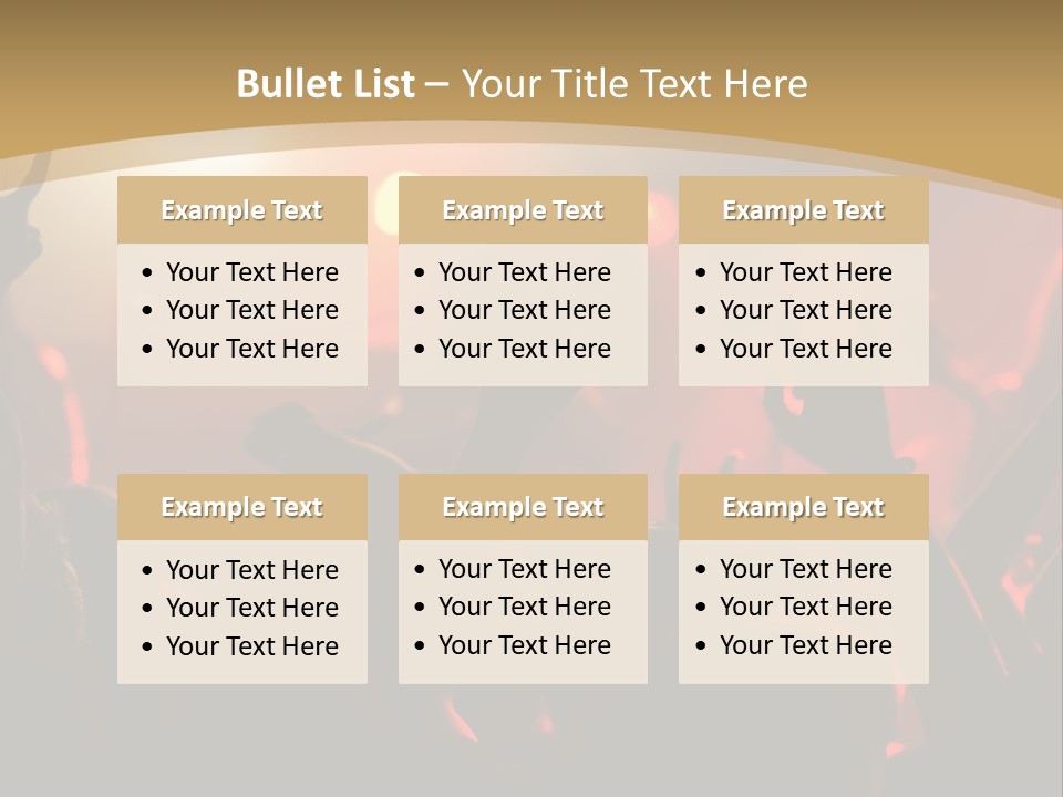 Heavy Metal Concert Crowd PowerPoint Template