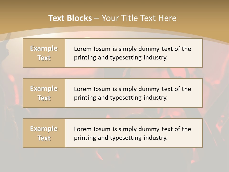 Heavy Metal Concert Crowd PowerPoint Template