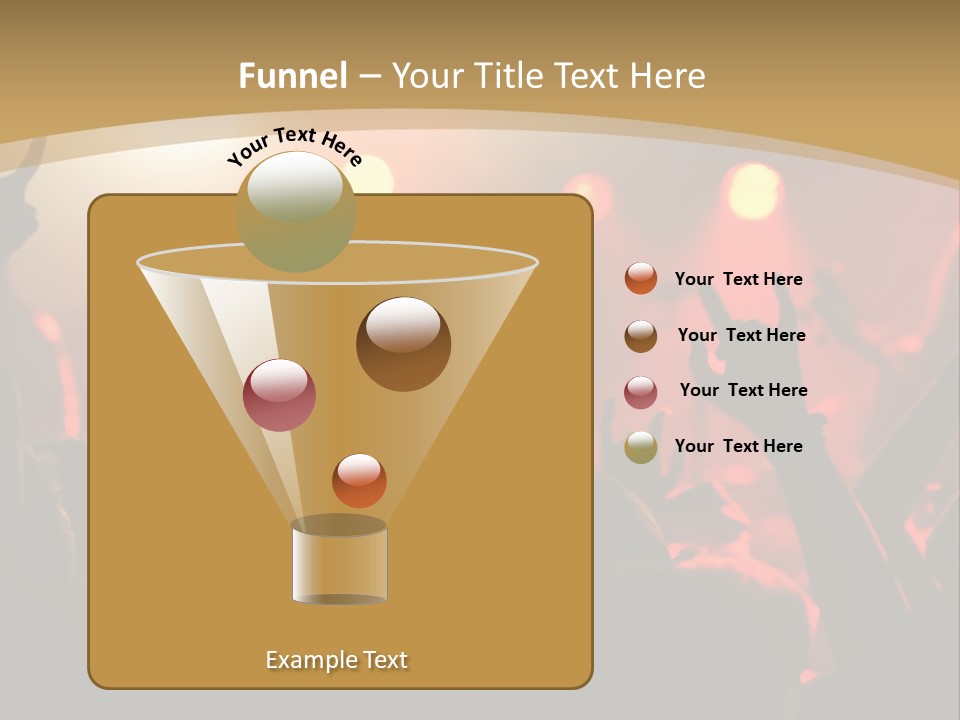 Heavy Metal Concert Crowd PowerPoint Template