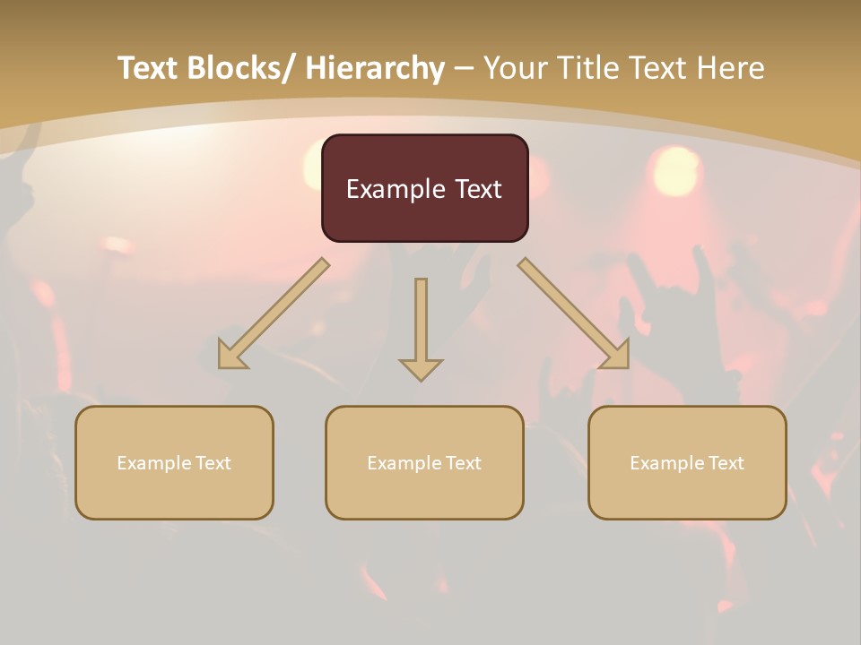 Heavy Metal Concert Crowd PowerPoint Template