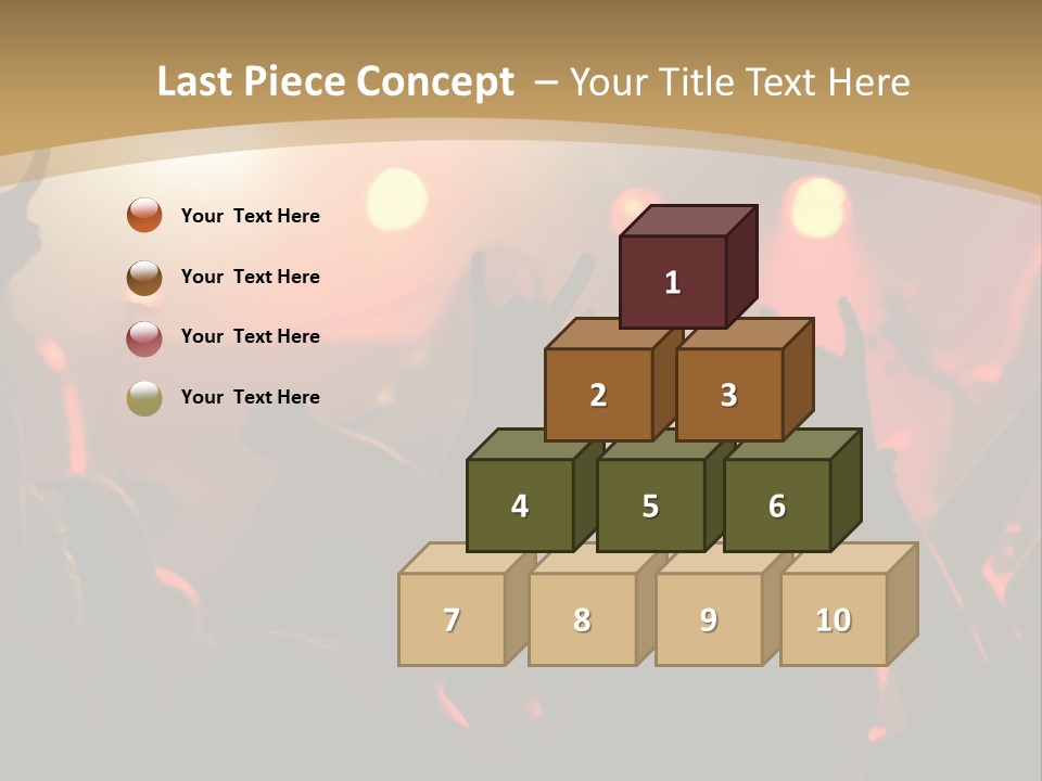 Heavy Metal Concert Crowd PowerPoint Template