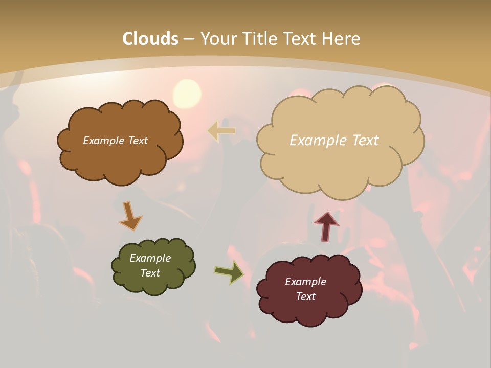 Heavy Metal Concert Crowd PowerPoint Template