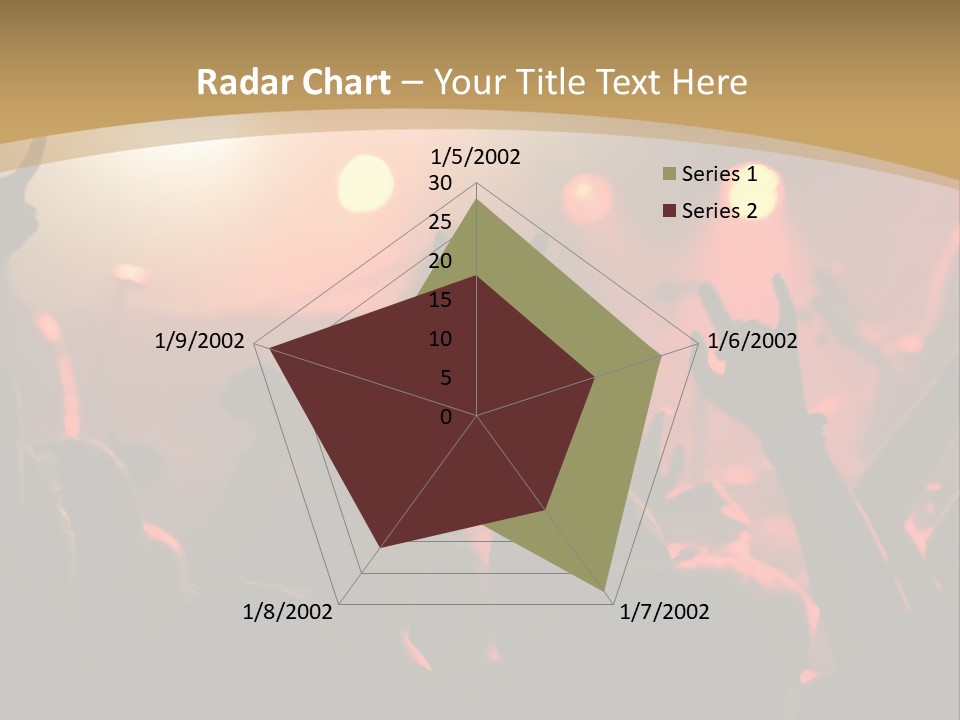 Heavy Metal Concert Crowd PowerPoint Template