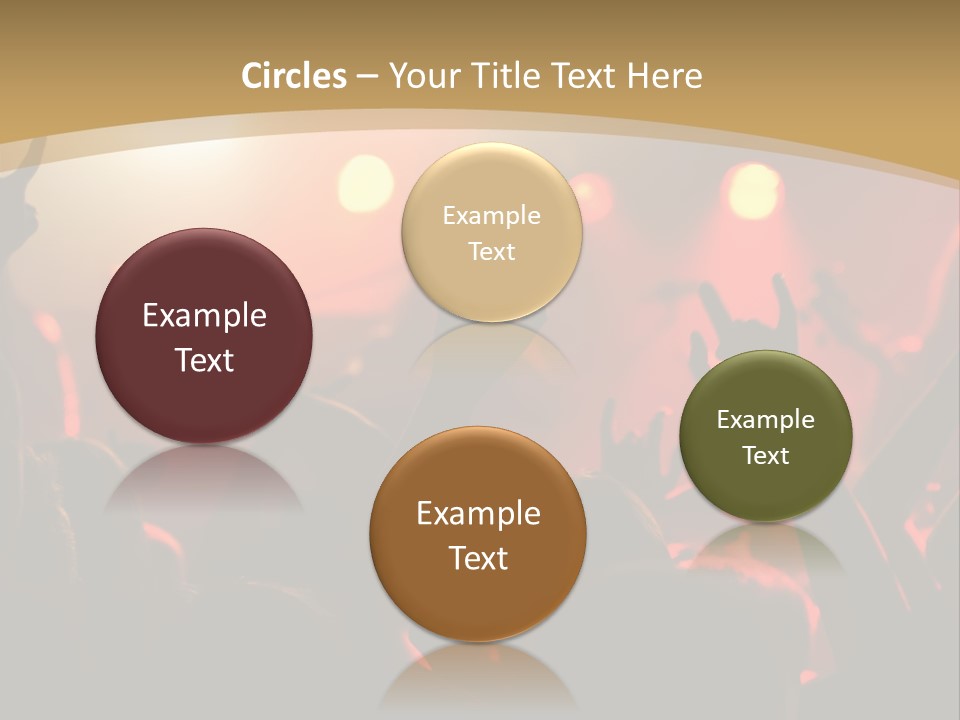 Heavy Metal Concert Crowd PowerPoint Template