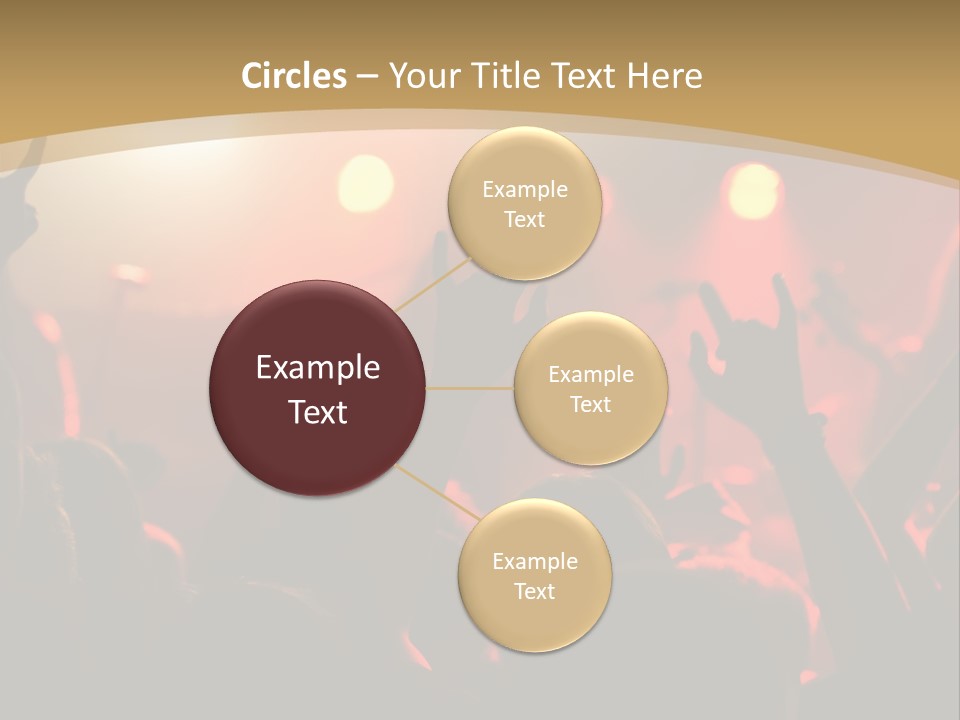 Heavy Metal Concert Crowd PowerPoint Template
