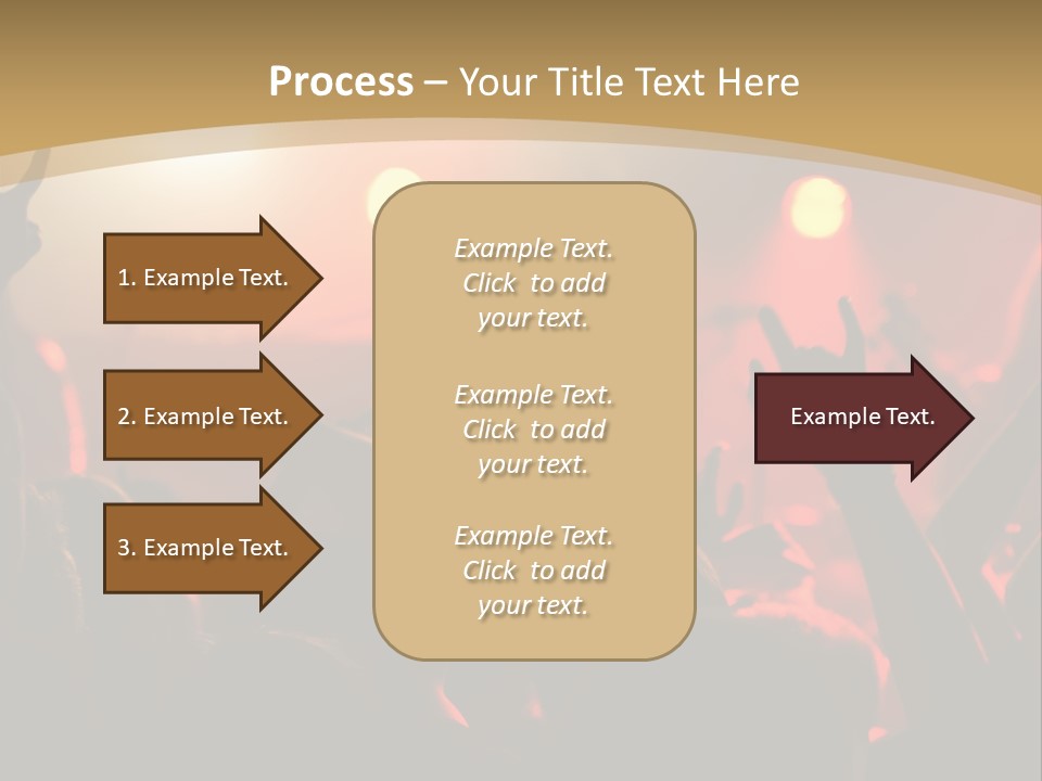 Heavy Metal Concert Crowd PowerPoint Template