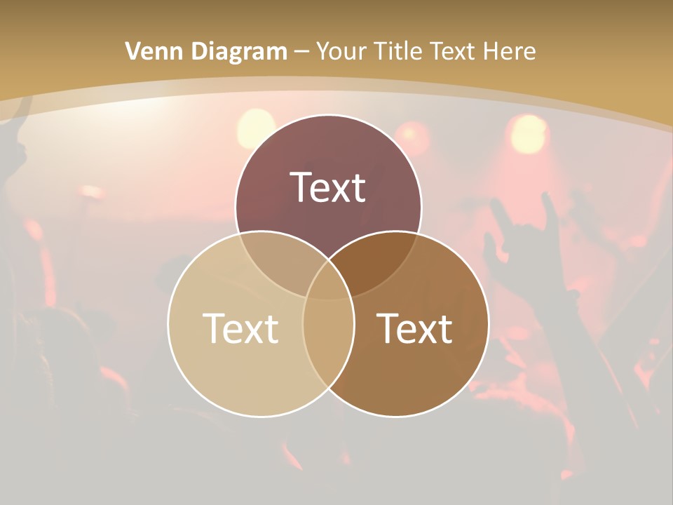 Heavy Metal Concert Crowd PowerPoint Template