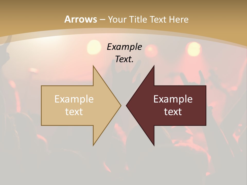 Heavy Metal Concert Crowd PowerPoint Template