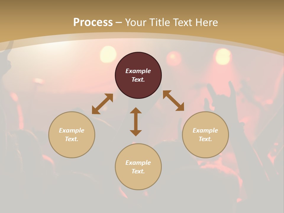 Heavy Metal Concert Crowd PowerPoint Template