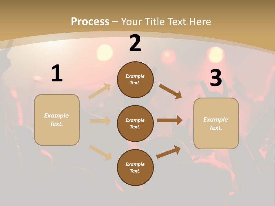 Heavy Metal Concert Crowd PowerPoint Template