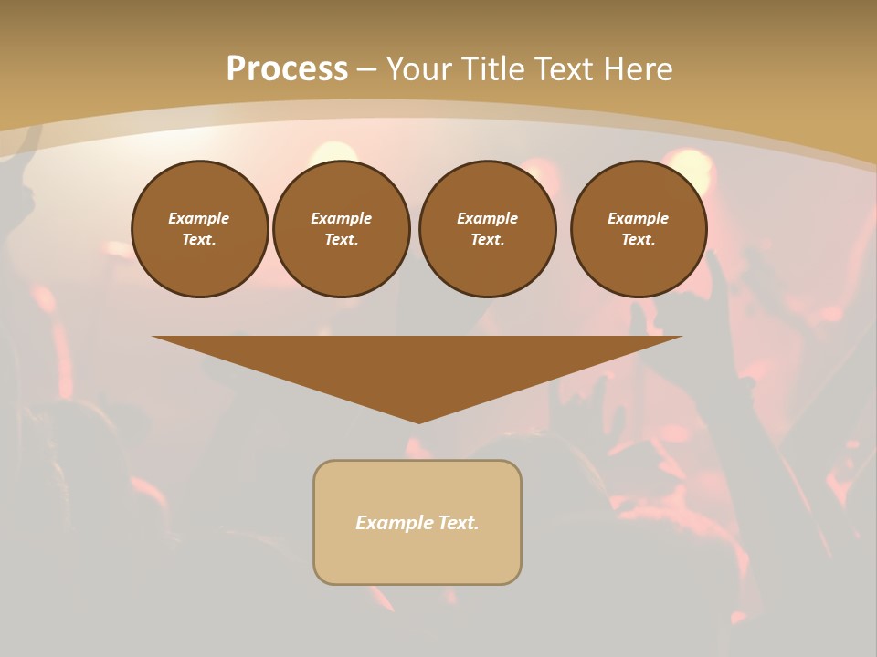 Heavy Metal Concert Crowd PowerPoint Template