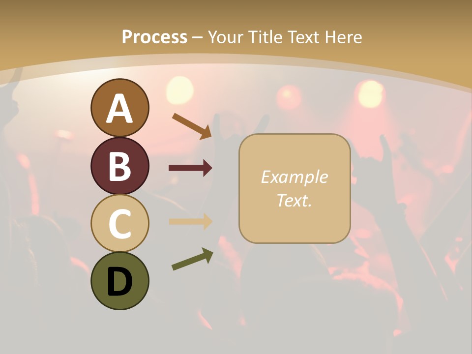 Heavy Metal Concert Crowd PowerPoint Template