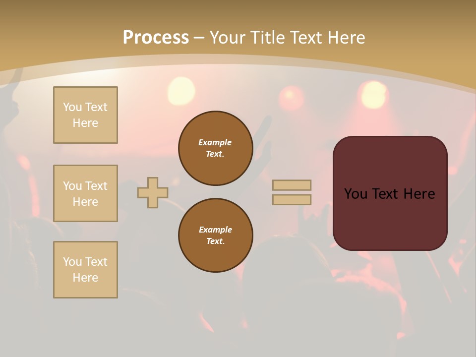 Heavy Metal Concert Crowd PowerPoint Template