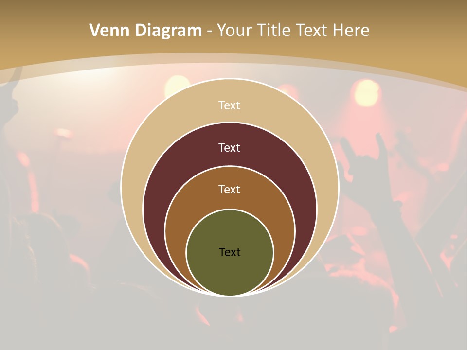 Heavy Metal Concert Crowd PowerPoint Template