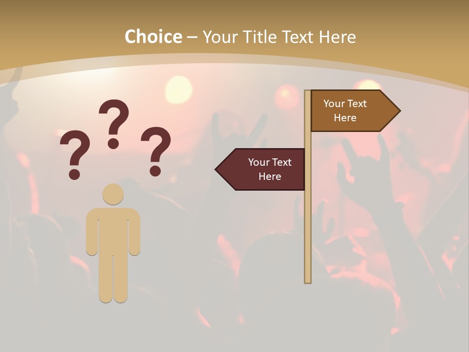 Heavy Metal Concert Crowd PowerPoint Template