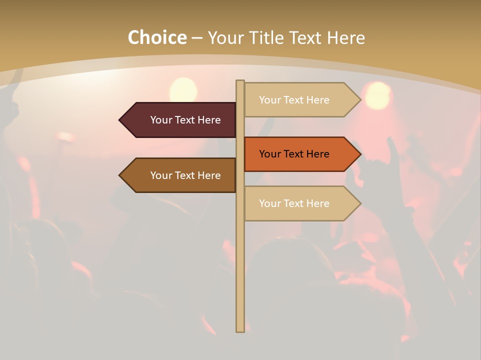 Heavy Metal Concert Crowd PowerPoint Template