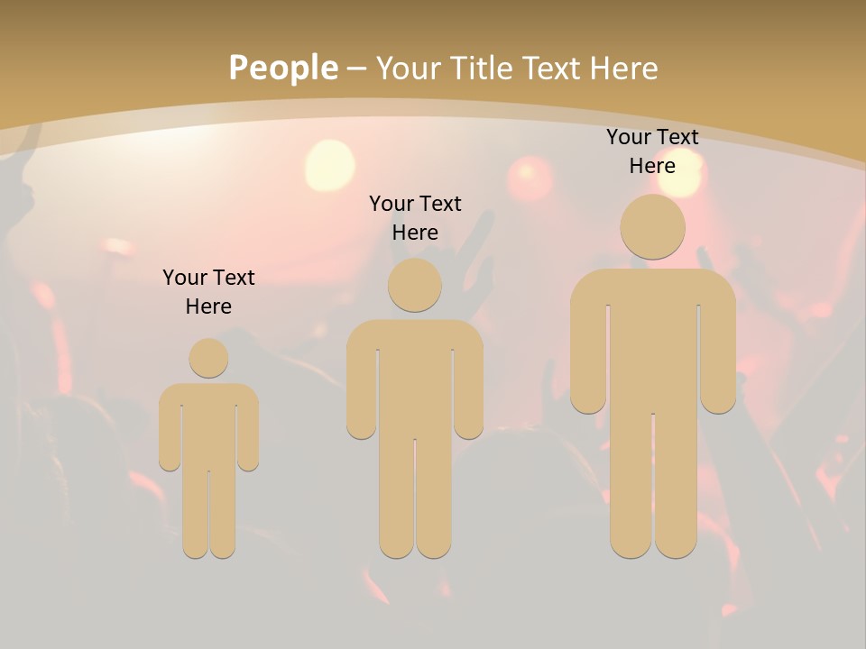 Heavy Metal Concert Crowd PowerPoint Template