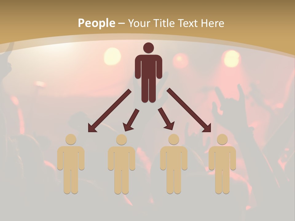 Heavy Metal Concert Crowd PowerPoint Template