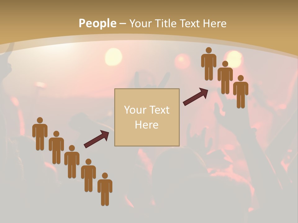 Heavy Metal Concert Crowd PowerPoint Template