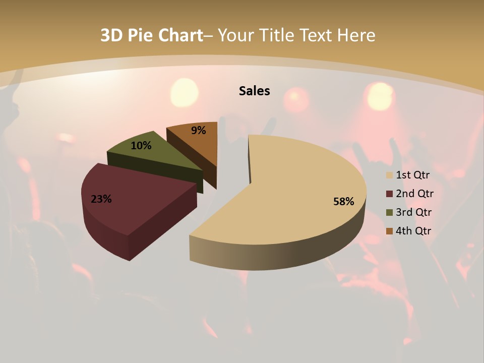 Heavy Metal Concert Crowd PowerPoint Template