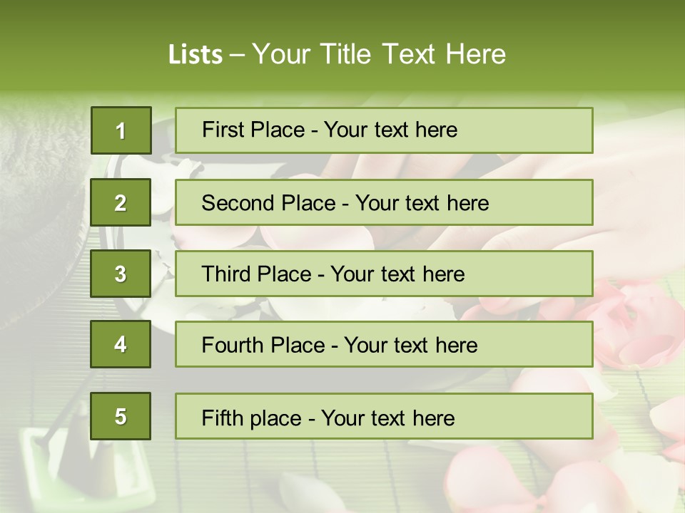 Manicure Spa PowerPoint Template