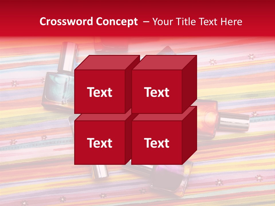 Nail Polish Background PowerPoint Template