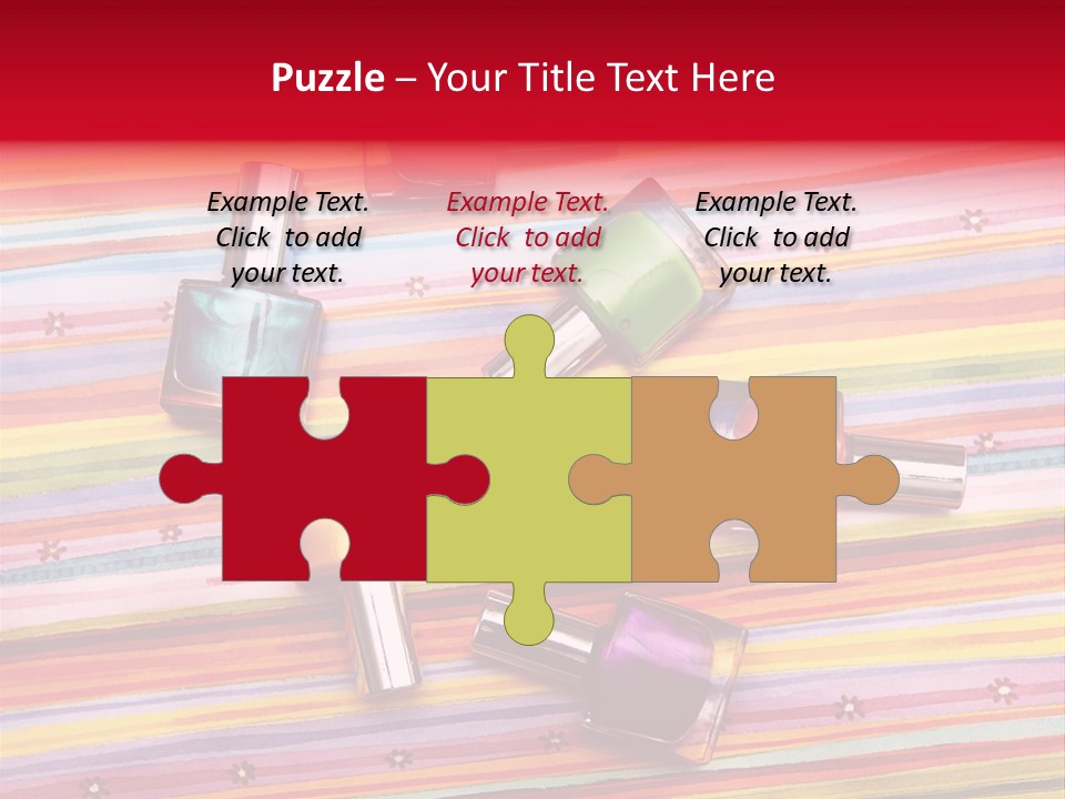 Nail Polish Background PowerPoint Template