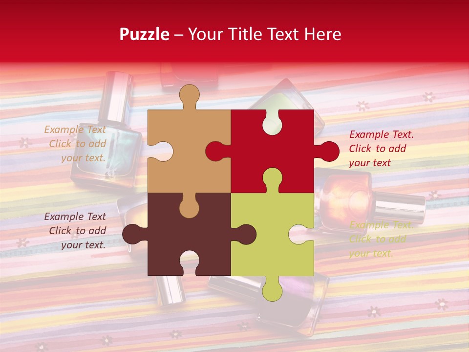 Nail Polish Background PowerPoint Template