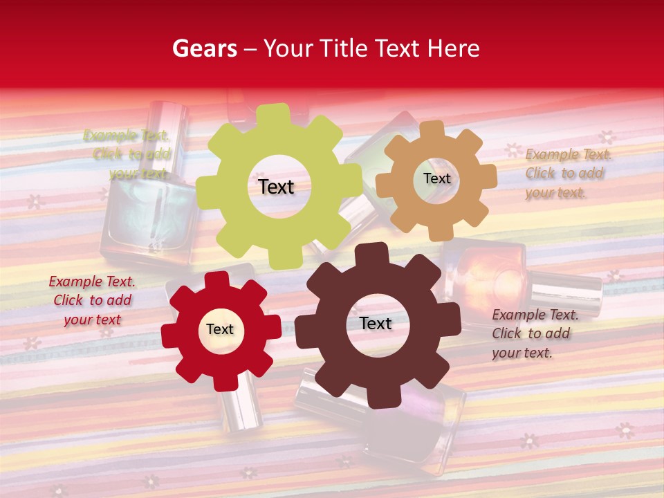 Nail Polish Background PowerPoint Template