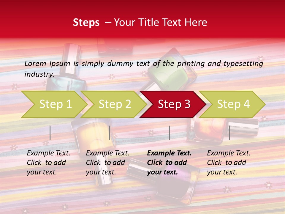 Nail Polish Background PowerPoint Template