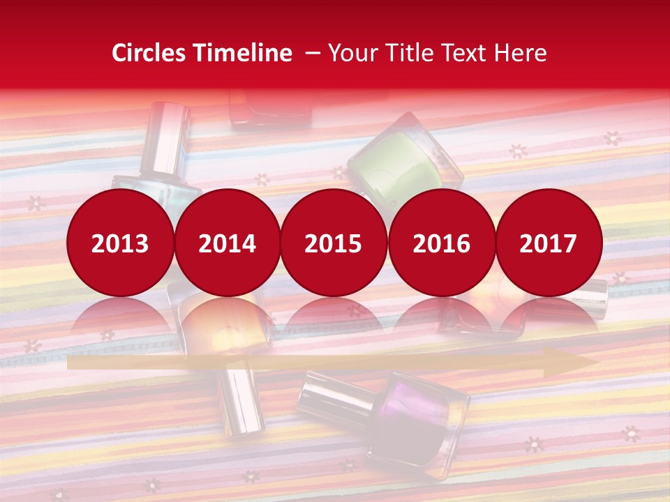 Nail Polish Background PowerPoint Template