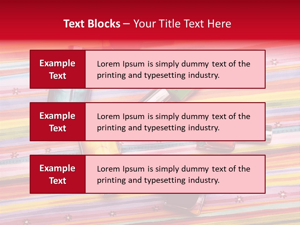 Nail Polish Background PowerPoint Template