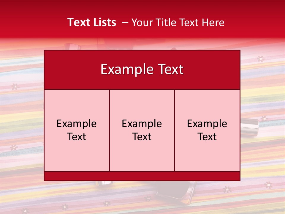 Nail Polish Background PowerPoint Template