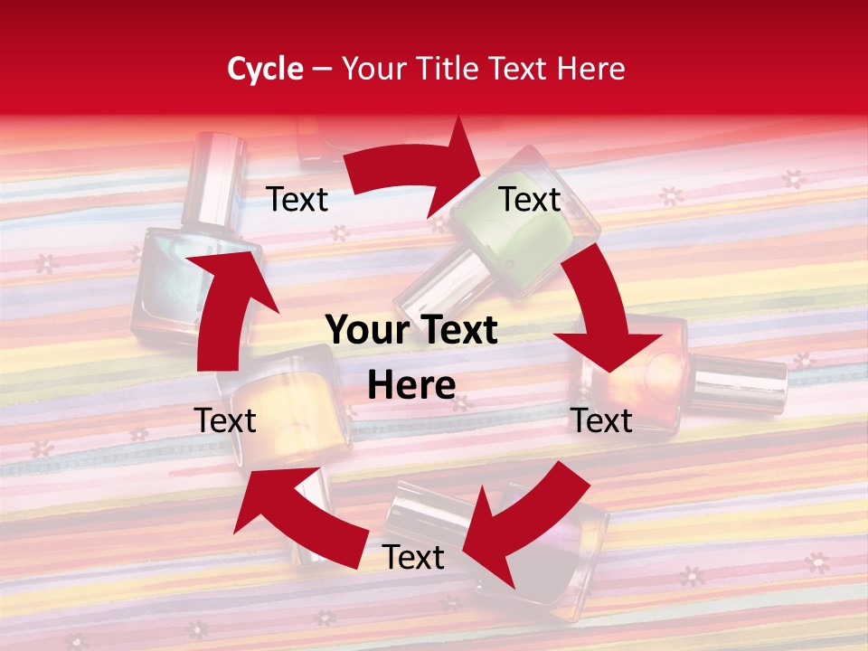 Nail Polish Background PowerPoint Template