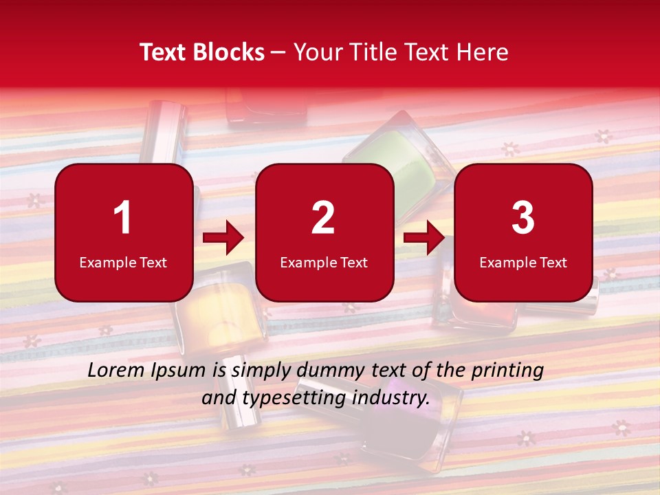 Nail Polish Background PowerPoint Template