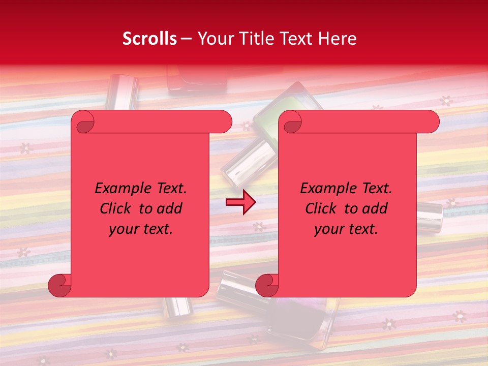 Nail Polish Background PowerPoint Template