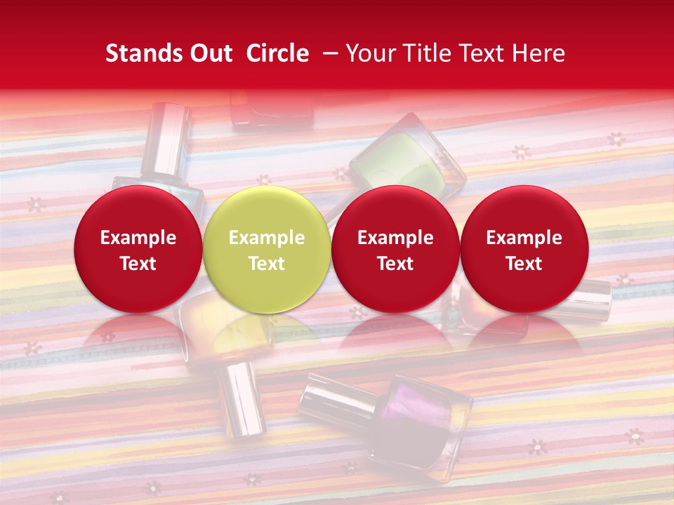 Nail Polish Background PowerPoint Template