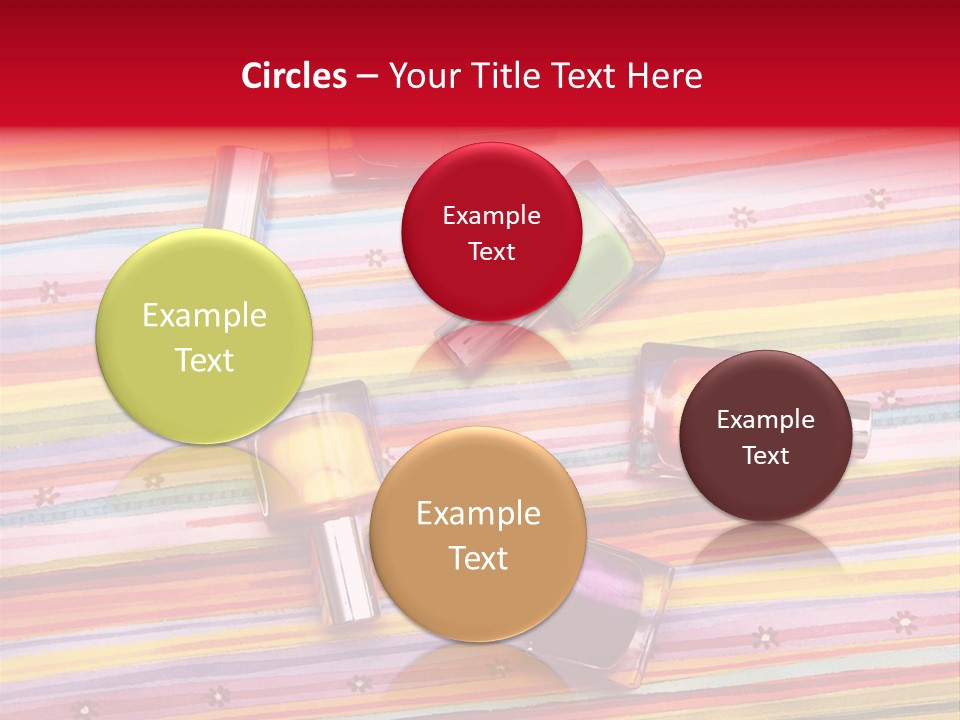 Nail Polish Background PowerPoint Template