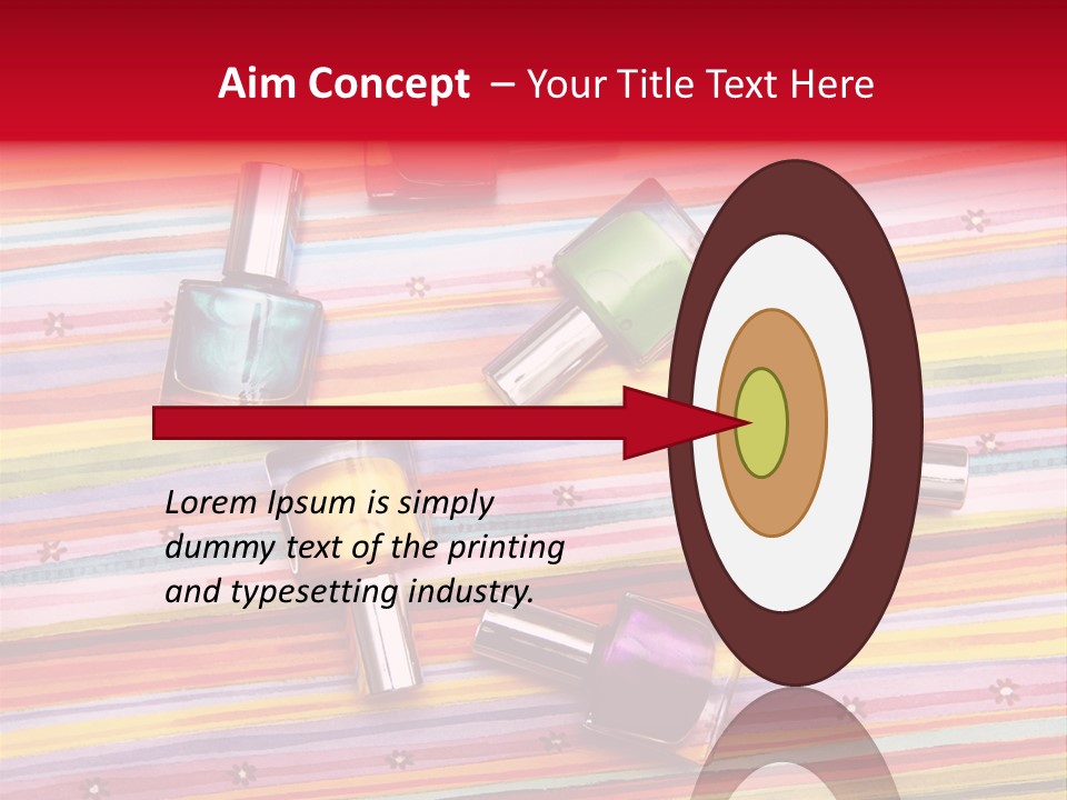 Nail Polish Background PowerPoint Template