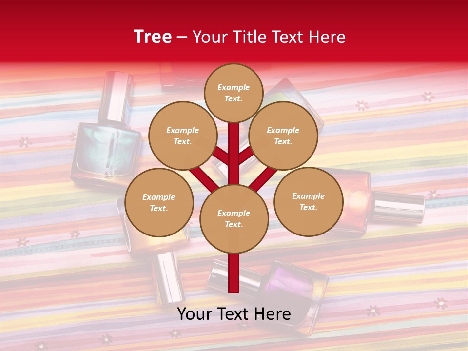 Nail Polish Background PowerPoint Template