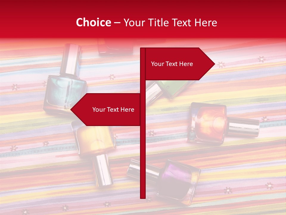 Nail Polish Background PowerPoint Template