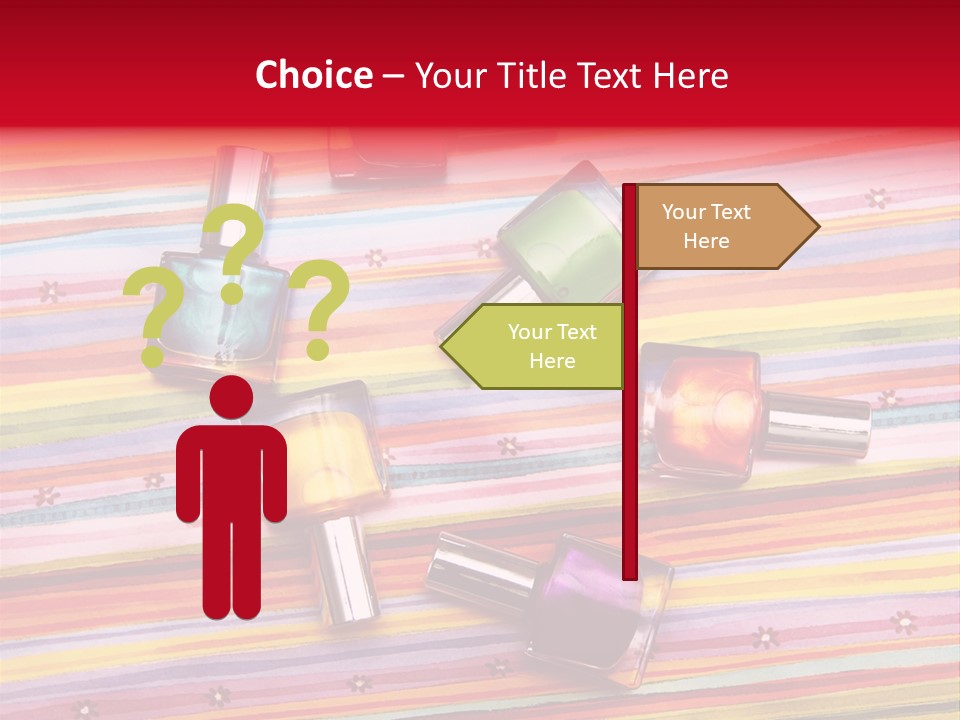 Nail Polish Background PowerPoint Template